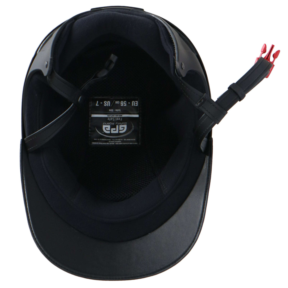 GPA Casco da equitazione Easy Evo Hybrid Nero lucido