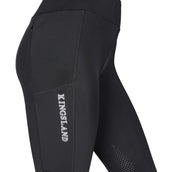 Kingsland Pantaloni da Equitazione Classic Klkatinka F-Tec2 F-Grip Nero