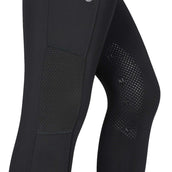 Kingsland Pantaloni da Equitazione Classic Klkatinka F-Tec2 F-Grip Nero