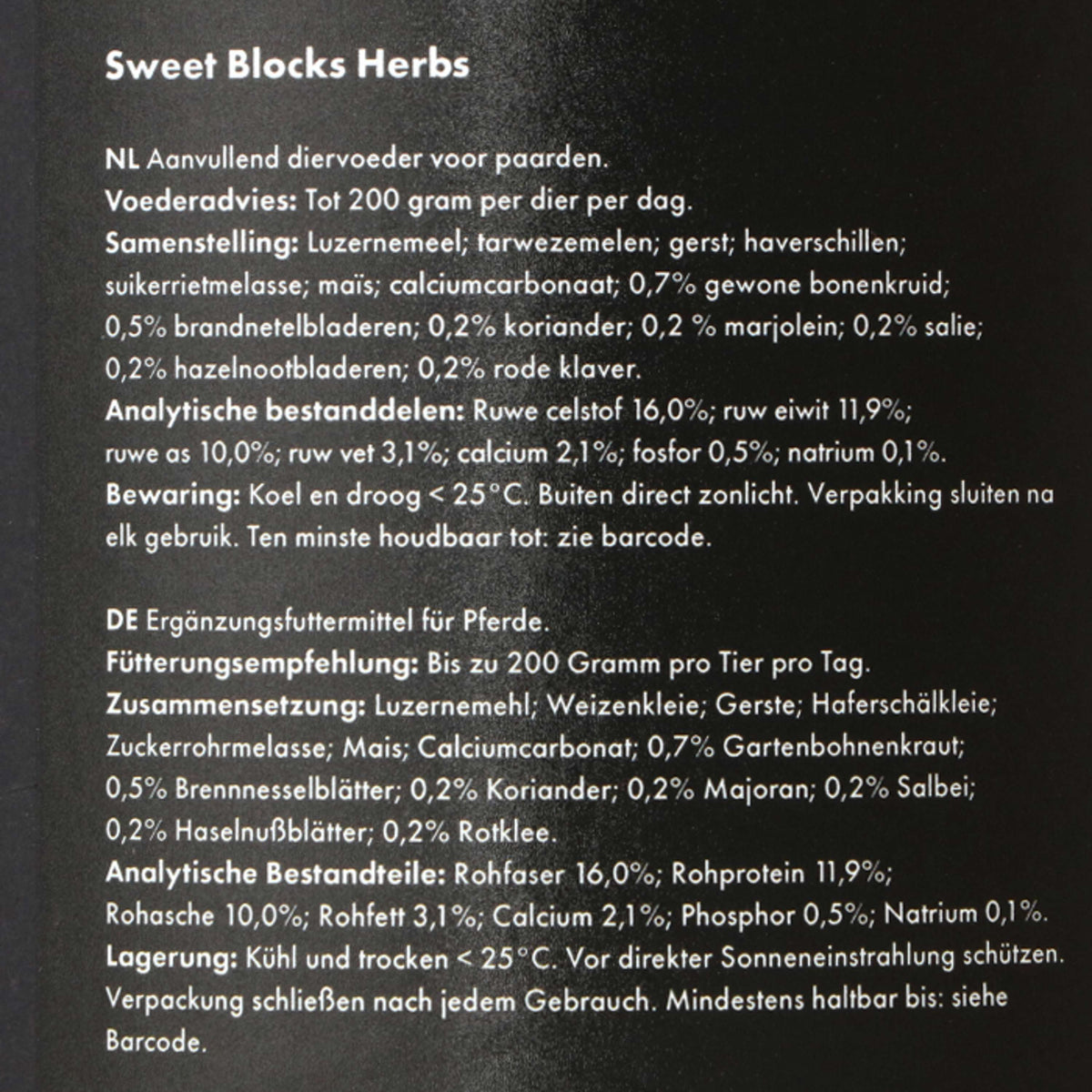 Excellent Dolcetti Sweet Blocks Herbs