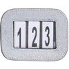 HB Numeri per testiera Glitter Nero/Grigio