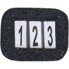 HB Numeri per testiera Glitter Nero