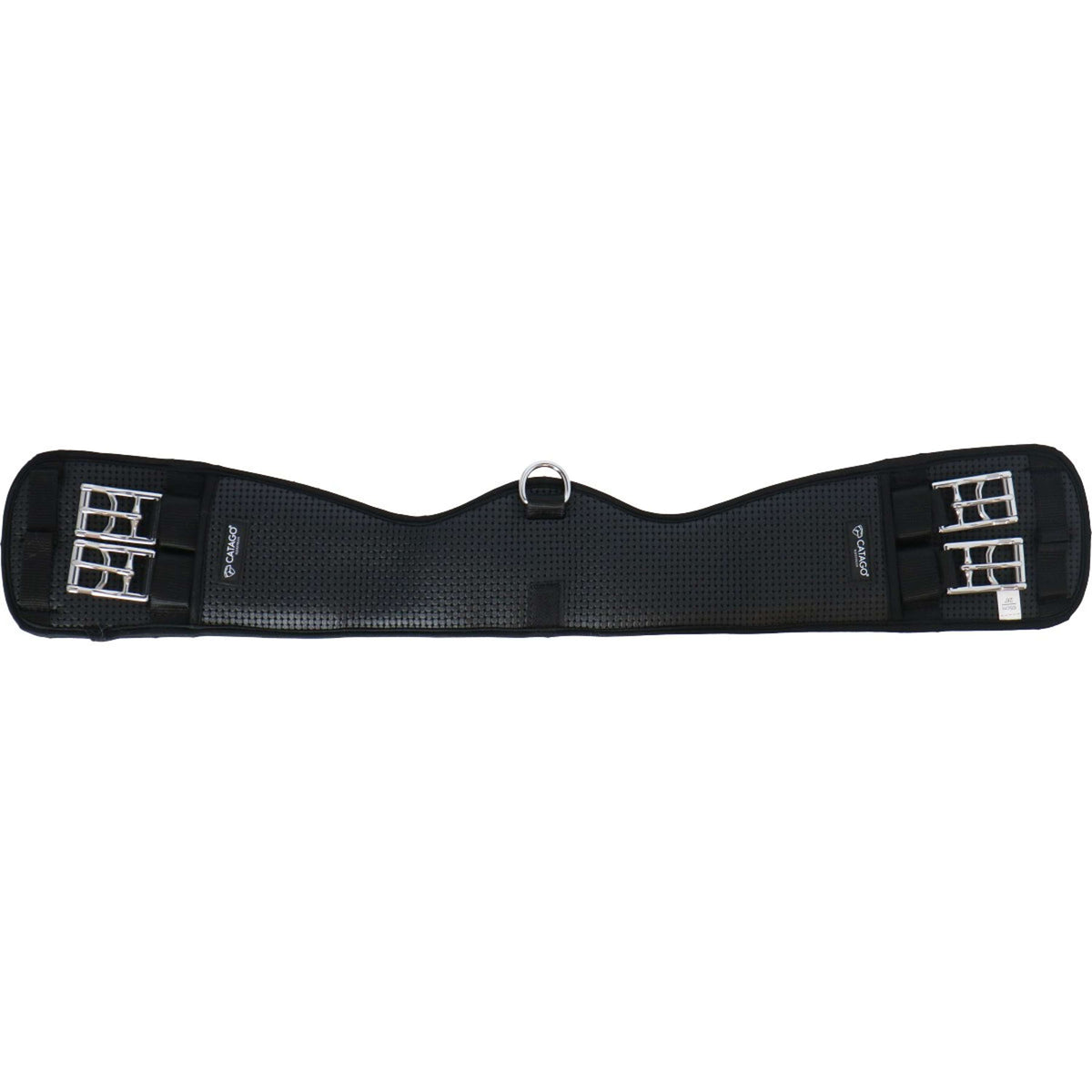 Catago Sottopancia da dressage Faux Fur Nero