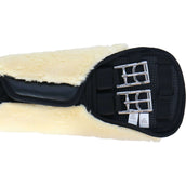 Catago Sottopancia da dressage Faux Fur Nero
