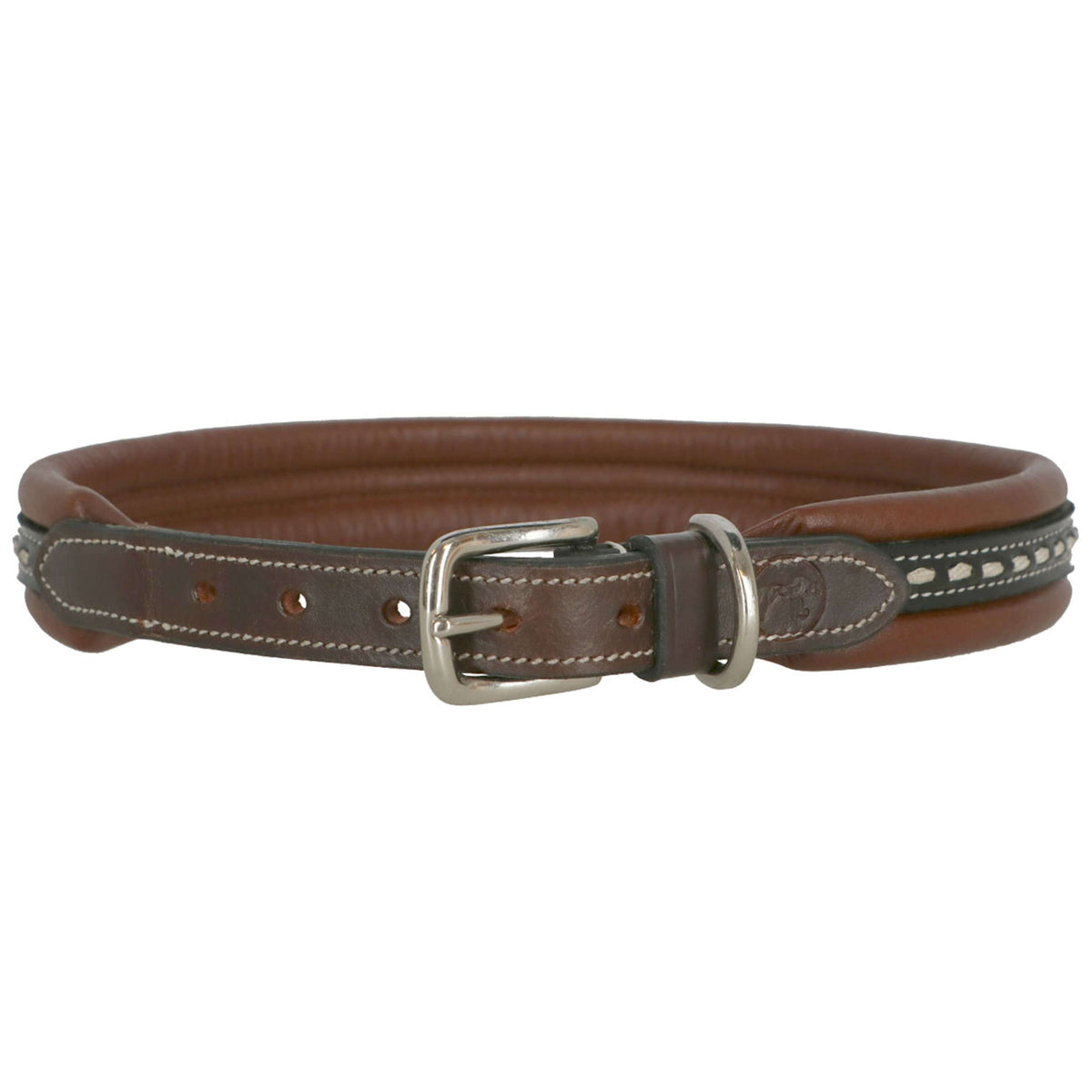 Pénélope Halsband Point Sellier Pelle L'Avana