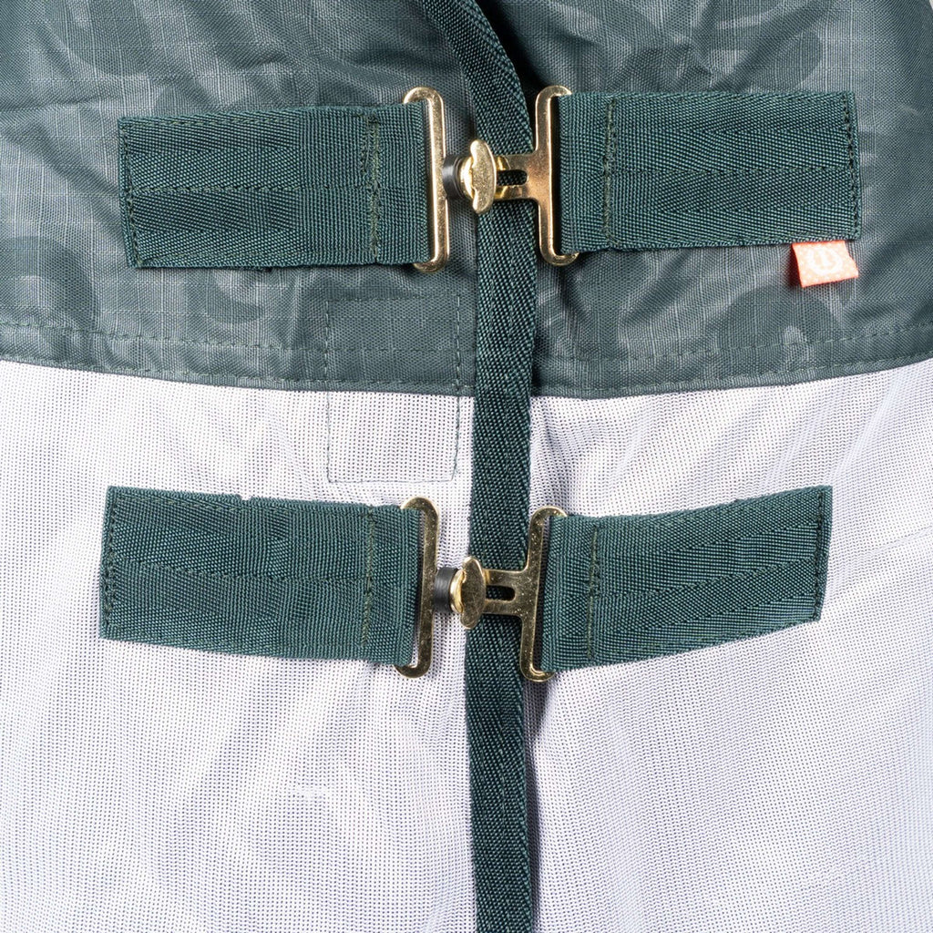 Imperial Riding Mosca e Coperta Antipioggia IRHSuper-Dry Verde foresta