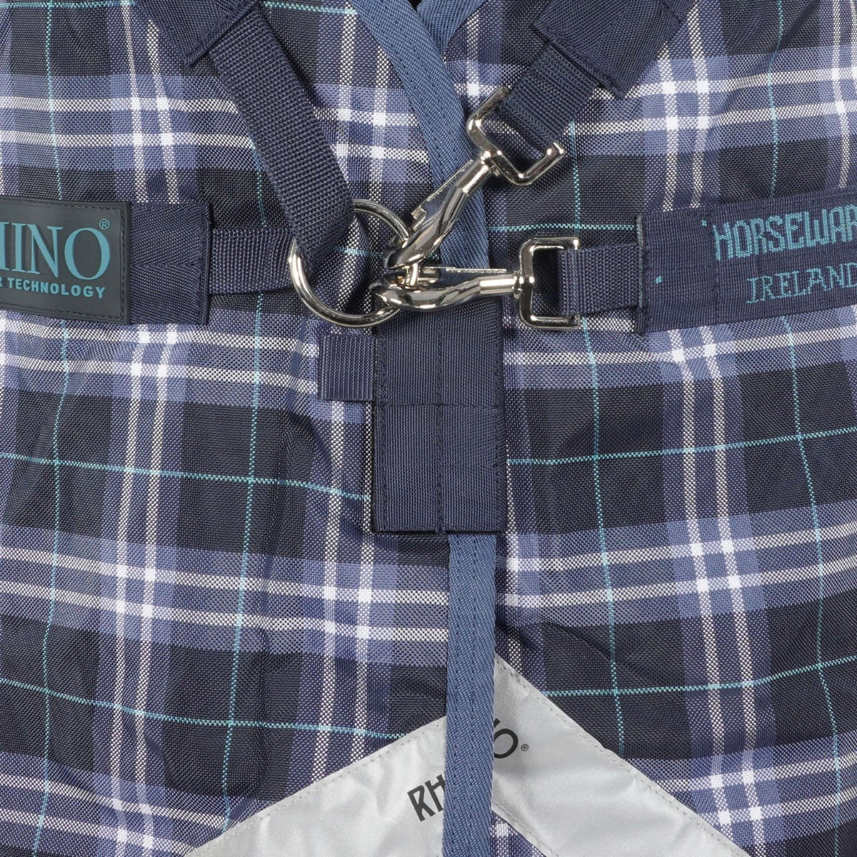 Rhino Plus Turnout Lite Navy Check/Indigo