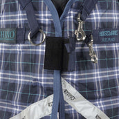 Rhino Plus Turnout Lite Navy Check/Indigo
