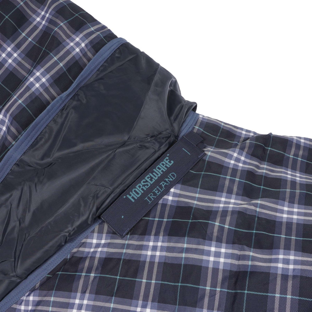 Rhino Plus Turnout Lite Navy Check/Indigo