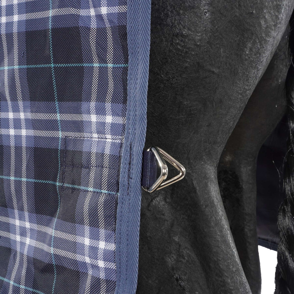 Rhino Plus Turnout Lite Navy Check/Indigo