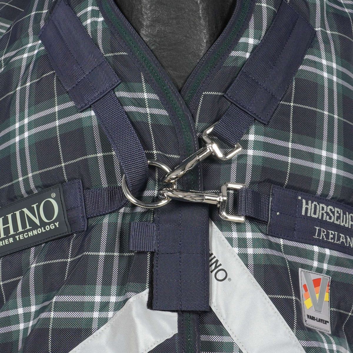 Rhino Wug Turnout Varilayer 250g Hunter Check