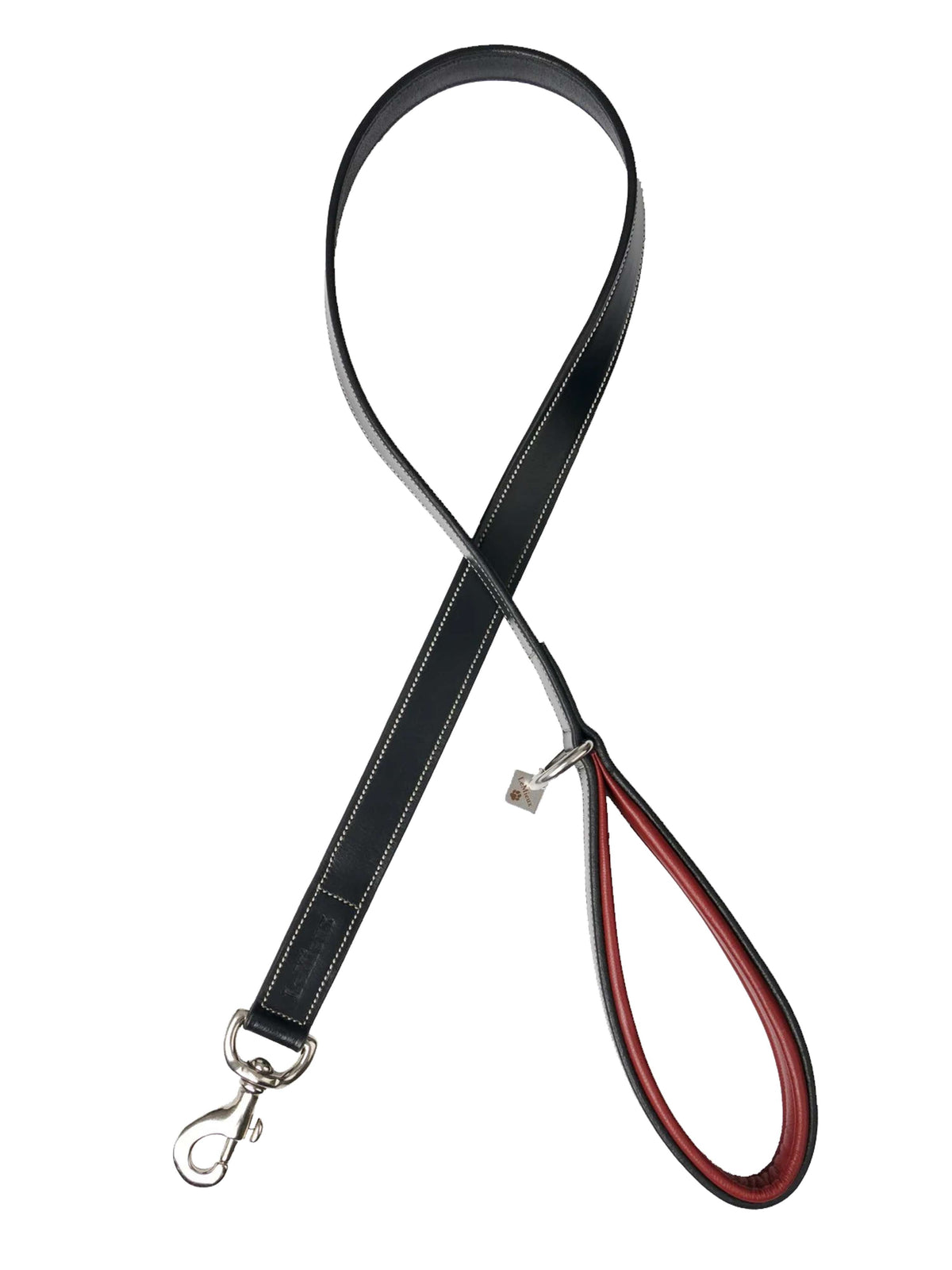 LeMieux Guinzaglio per Cane Windsor Padded Nero/Borgogna