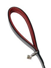 LeMieux Guinzaglio per Cane Windsor Padded Nero/Borgogna
