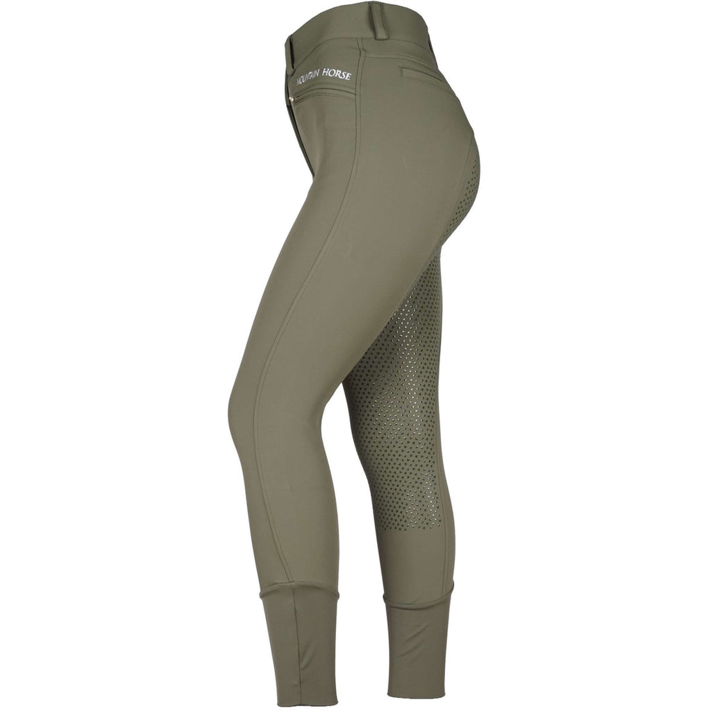 Mountain Horse Pantaloni da Equitazione Diana Verde