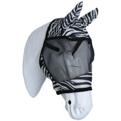 RugBe by Covalliero Maschera antimosche con copriorecchie Zebra Nera
