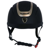 EQUITHÈME Casco da equitazione Honey Nero/Oro rosa