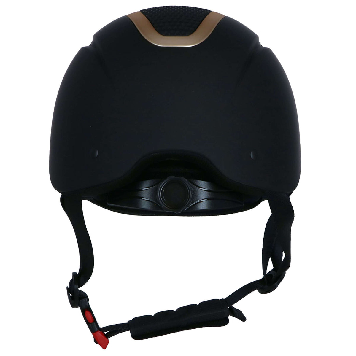 EQUITHÈME Casco da equitazione Honey Nero/Oro rosa