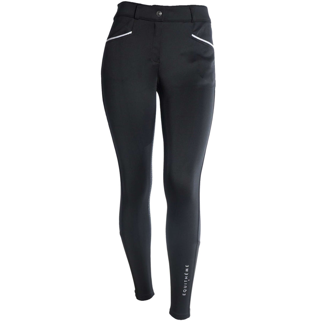 EQUITHÈME Pantaloni da Equitazione Claudine Nero