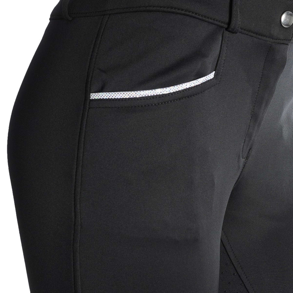 EQUITHÈME Pantaloni da Equitazione Claudine Nero