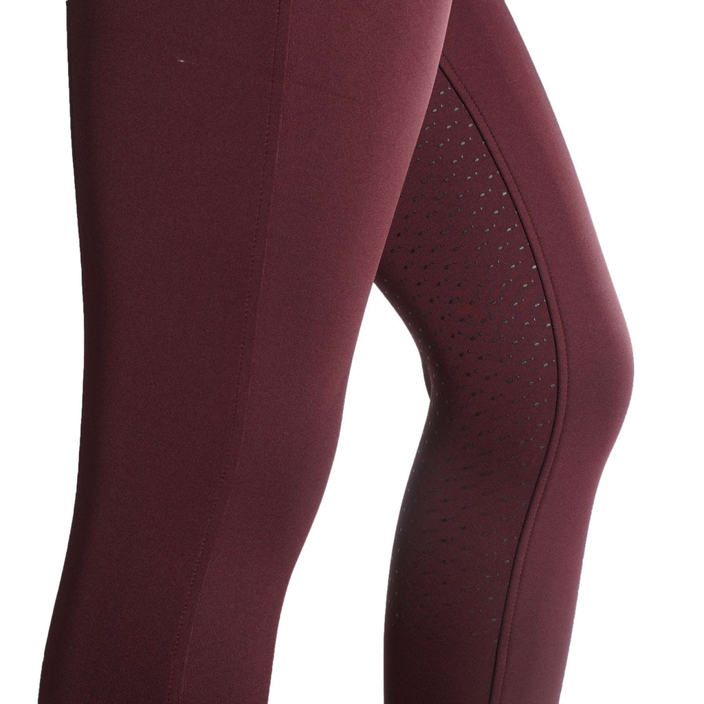 EQUITHÈME Pantaloni da Equitazione Claudine Bordeaux