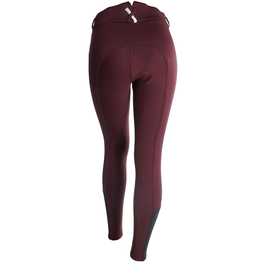 EQUITHÈME Pantaloni da Equitazione Claudine Bordeaux