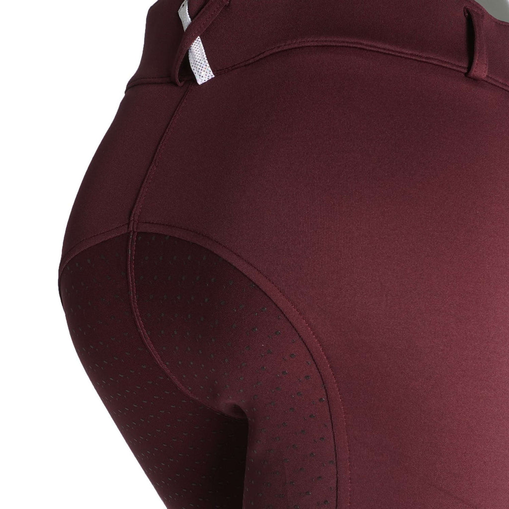 EQUITHÈME Pantaloni da Equitazione Claudine Bordeaux