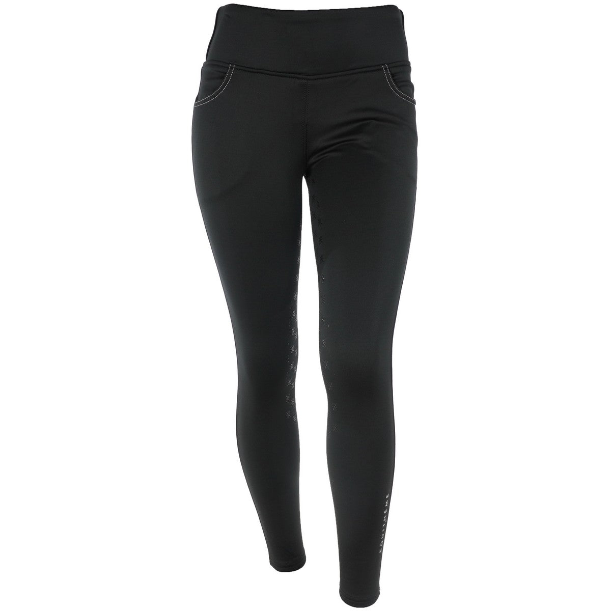 EQUITHÈME Leggings da Equitazione Tatiana Nero
