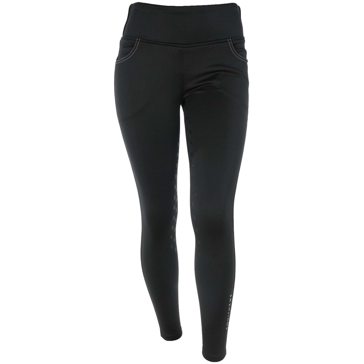 EQUITHÈME Leggings da Equitazione Tatiana Nero