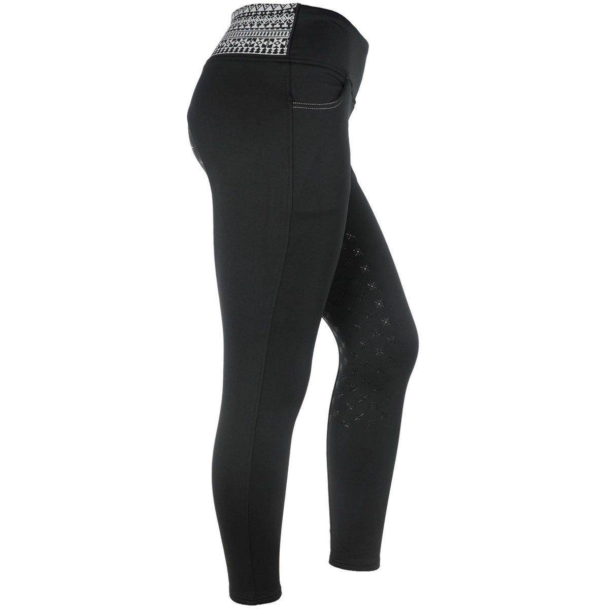 EQUITHÈME Leggings da Equitazione Tatiana Nero