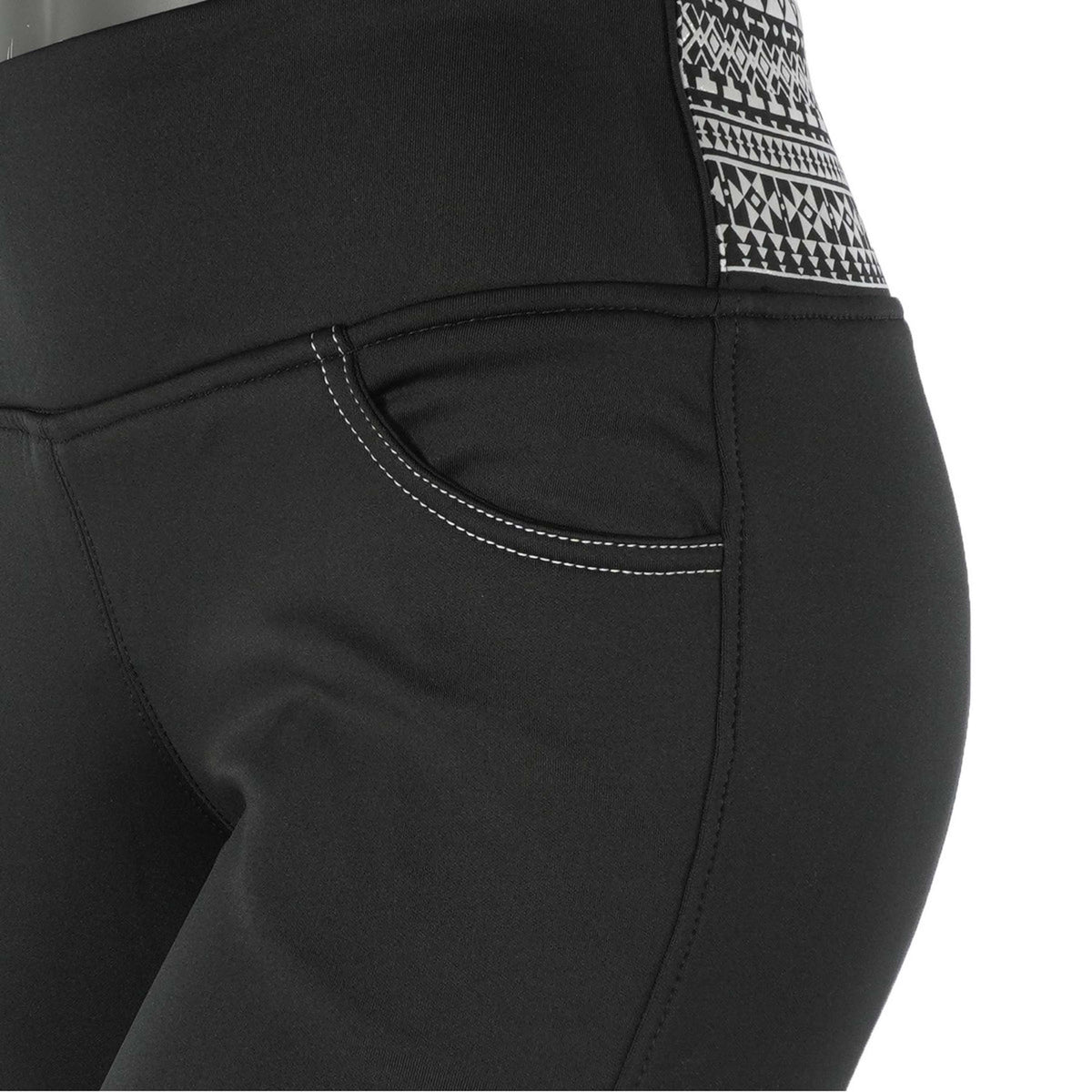 EQUITHÈME Leggings da Equitazione Tatiana Nero