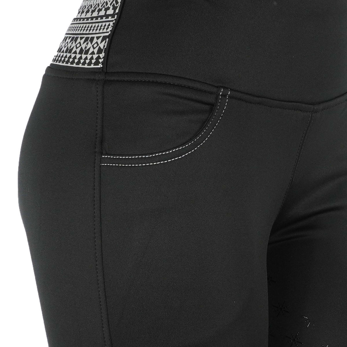 EQUITHÈME Leggings da Equitazione Tatiana Nero