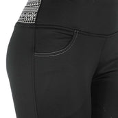 EQUITHÈME Leggings da Equitazione Tatiana Nero