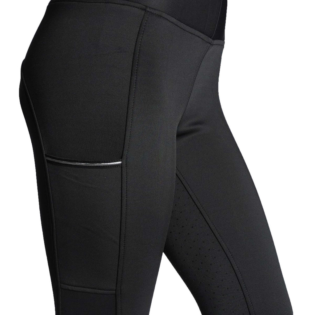 EQUITHÈME Leggings da Equitazione Brigitte Nero