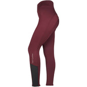 EQUITHÈME Leggings da Equitazione Brigitte Bordeaux