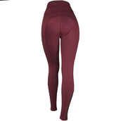 EQUITHÈME Leggings da Equitazione Brigitte Bordeaux