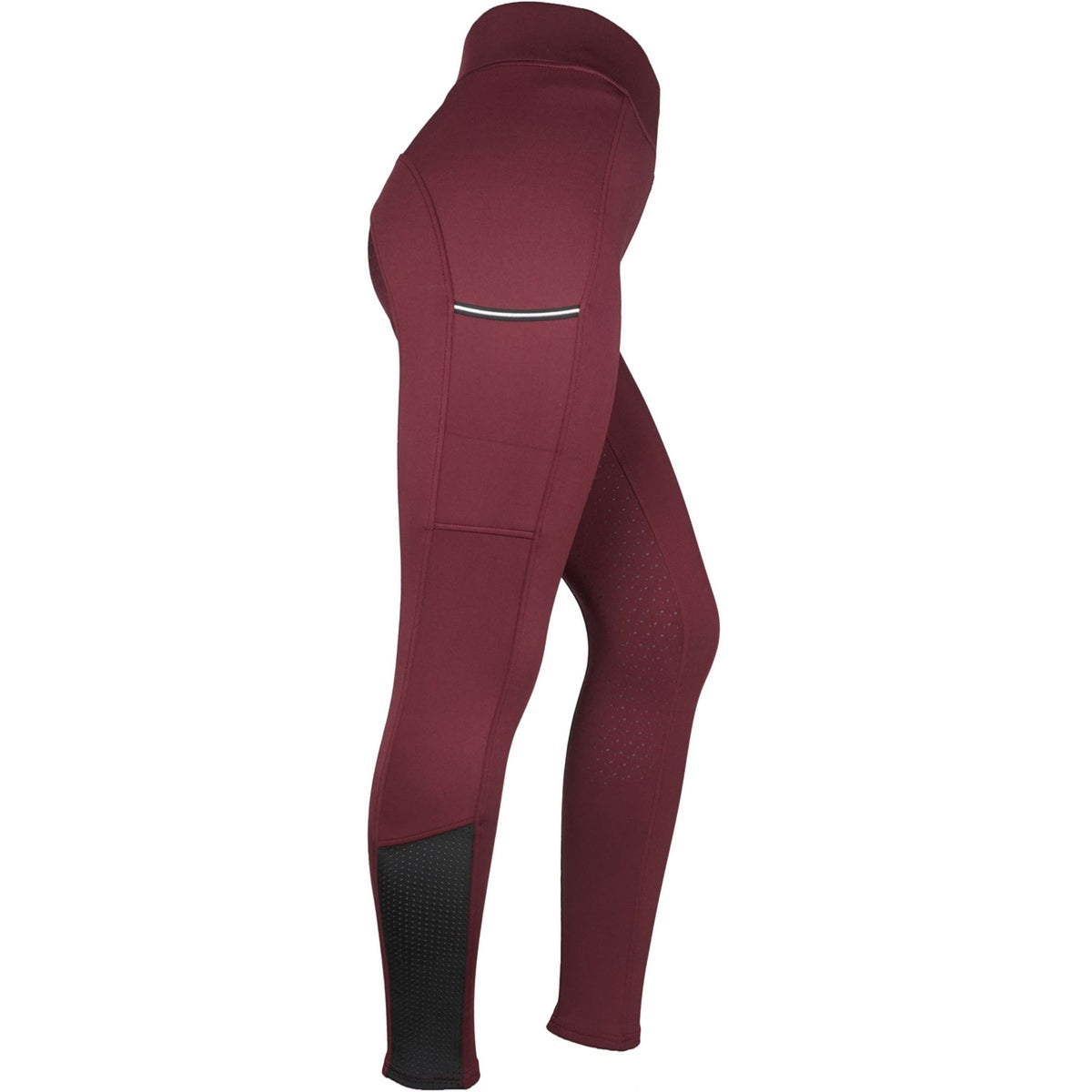 EQUITHÈME Leggings da Equitazione Brigitte Bordeaux