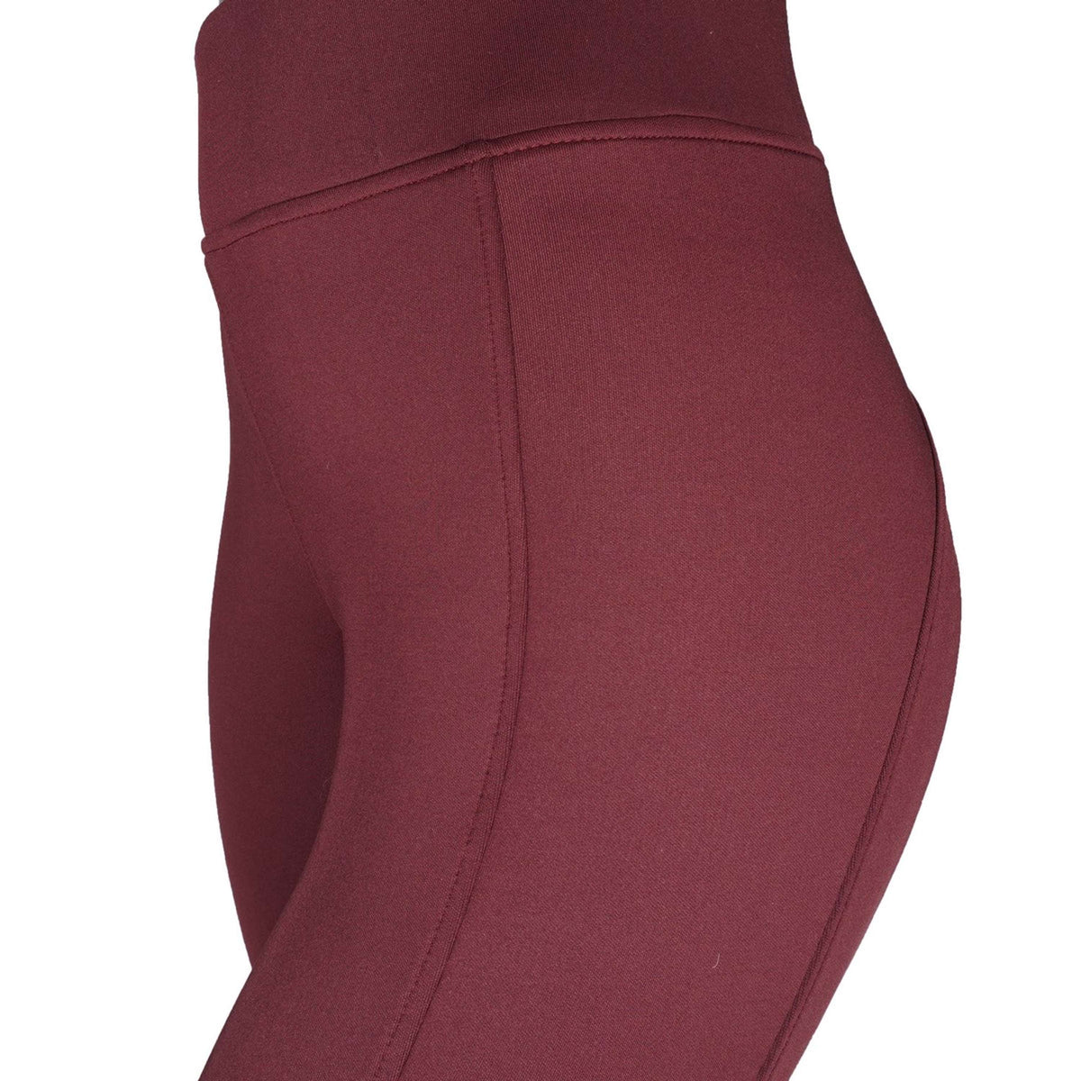 EQUITHÈME Leggings da Equitazione Brigitte Bordeaux
