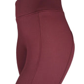 EQUITHÈME Leggings da Equitazione Brigitte Bordeaux