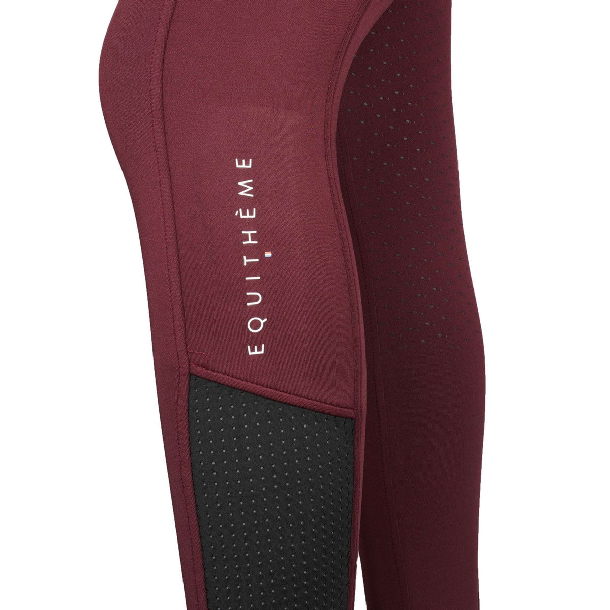 EQUITHÈME Leggings da Equitazione Brigitte Bordeaux