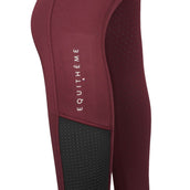 EQUITHÈME Leggings da Equitazione Brigitte Bordeaux