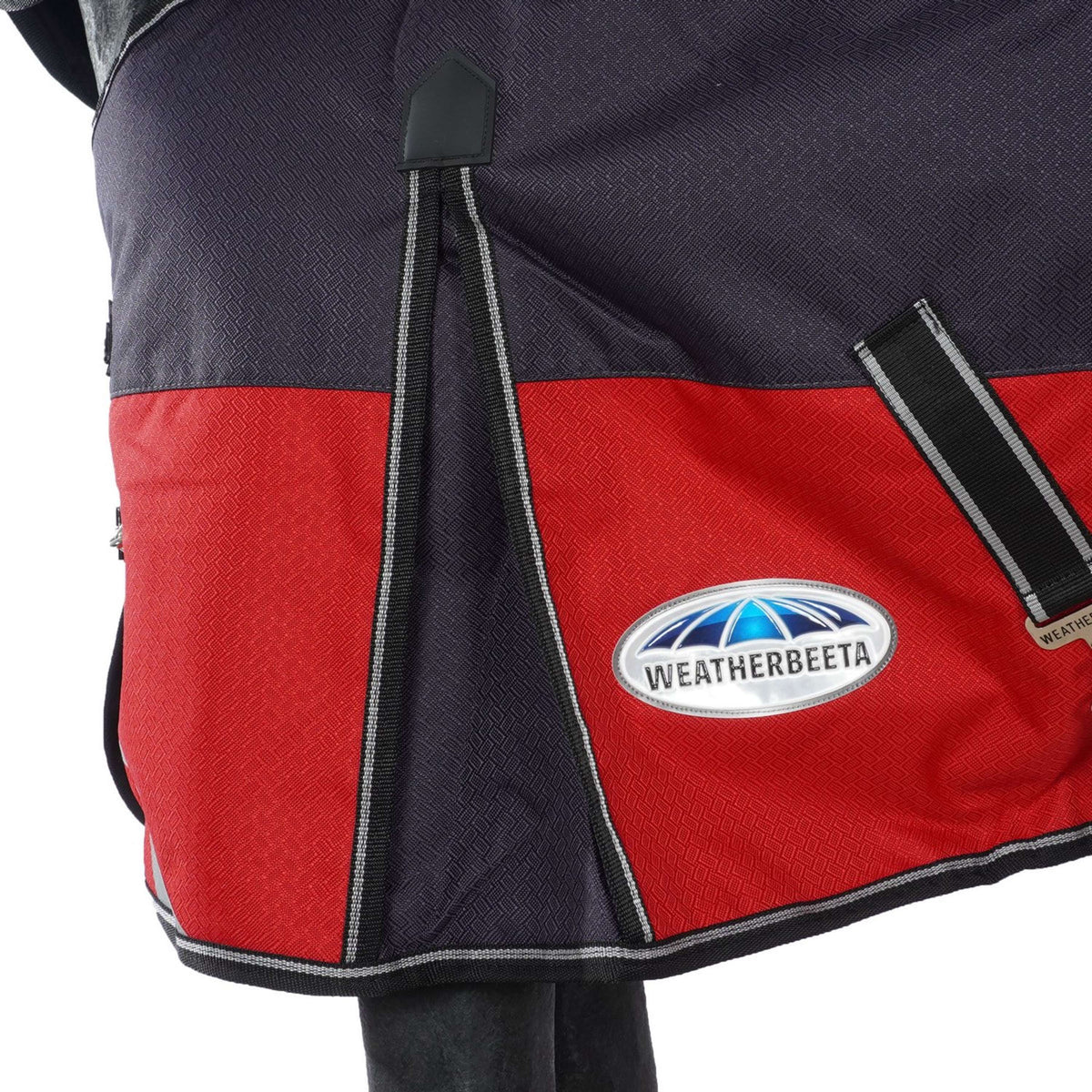 Weatherbeeta Comfitec Plus Dynamic II Detach-A-Neck Medium Nero/Rosso/Argento