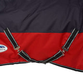 Weatherbeeta Comfitec Plus Dynamic II Detach-A-Neck Medium Nero/Rosso/Argento