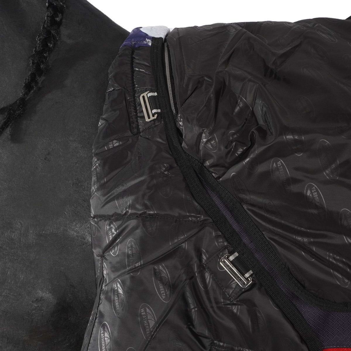 Weatherbeeta Comfitec Plus Dynamic II Detach-A-Neck Medium Nero/Rosso/Argento
