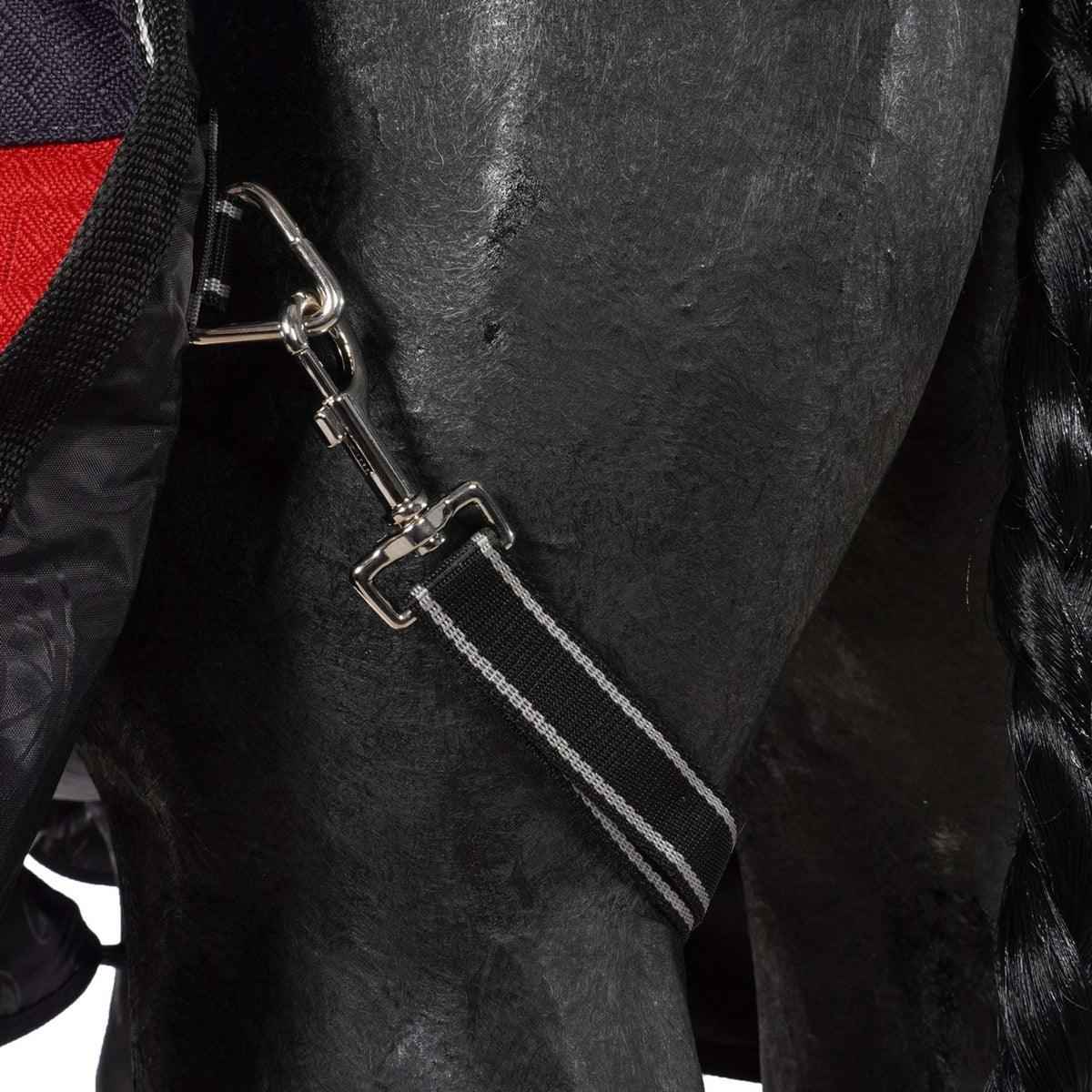 Weatherbeeta Comfitec Plus Dynamic II Detach-A-Neck Medium Nero/Rosso/Argento