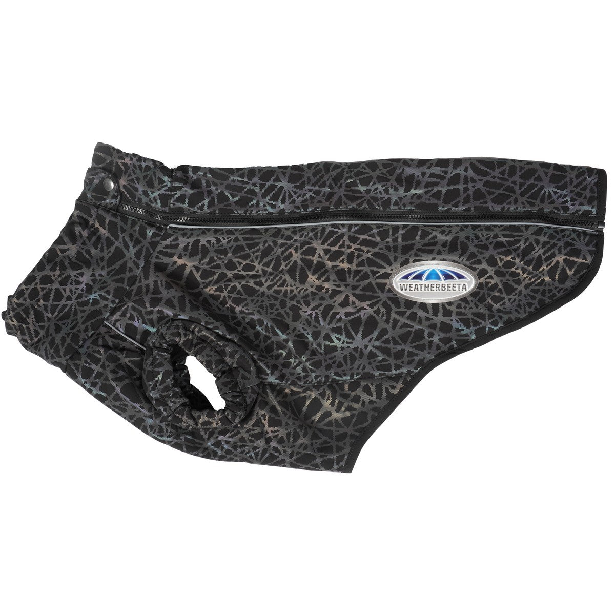 WeatherBeeta Cappotto per Cane ComFiTec Reflective Print Active Nero/Arcobaleno