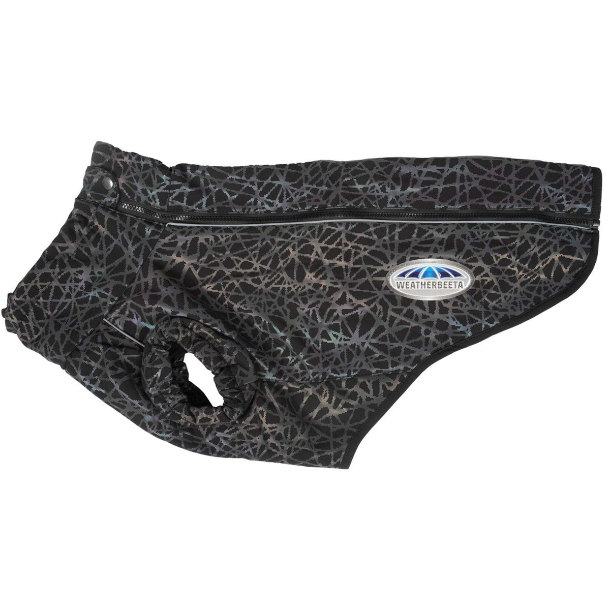 WeatherBeeta Cappotto per Cane ComFiTec Reflective Print Active Nero/Arcobaleno