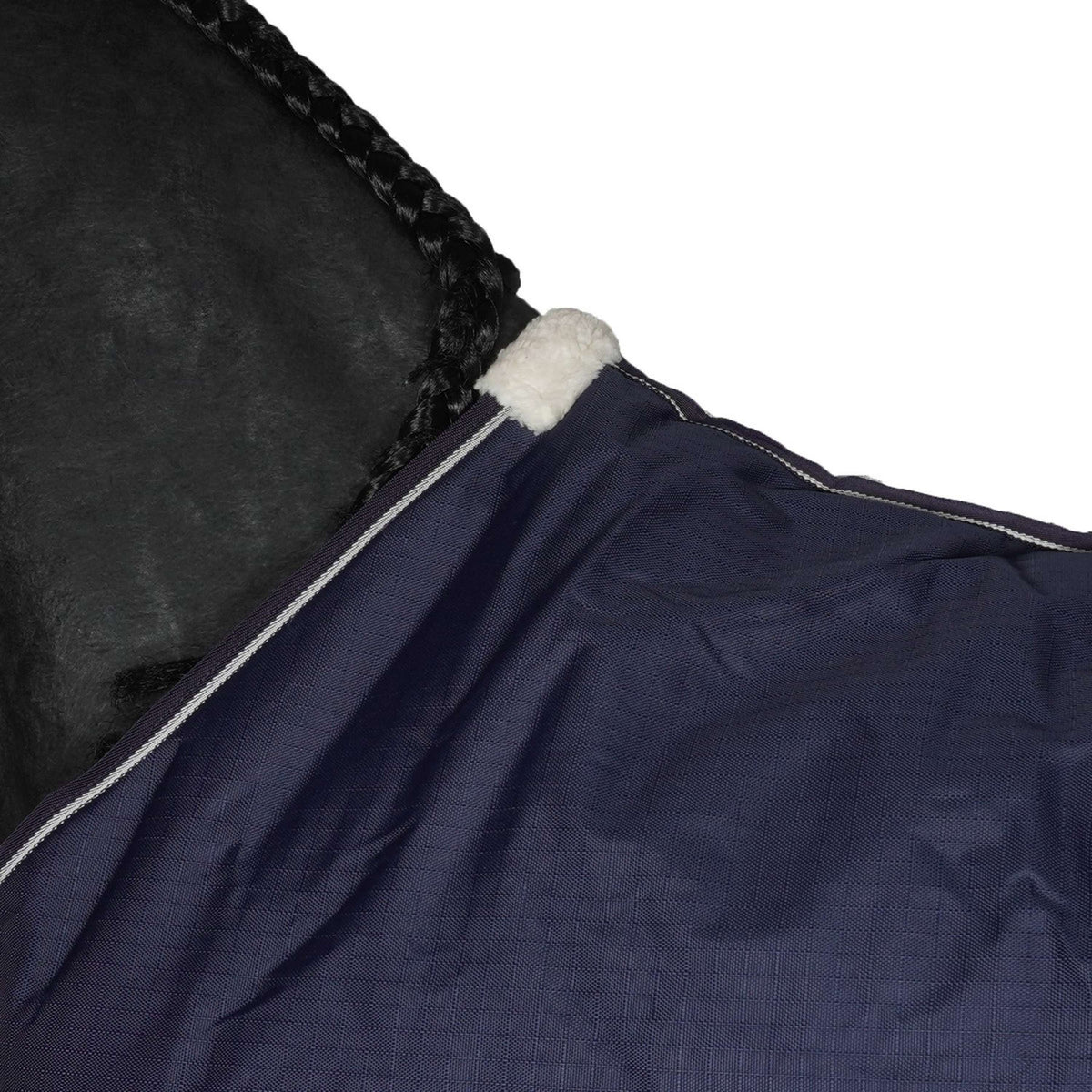 WeatherBeeta Coperta da scuderia 1200D Standard Neck Medium Blu marino/bianco