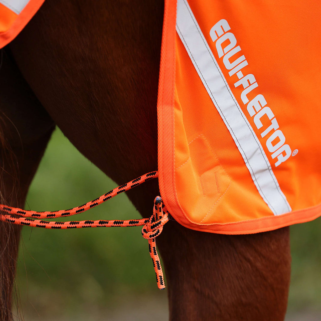 Equi-Flector by Shires Coperta da esercizio Mesh Arancia