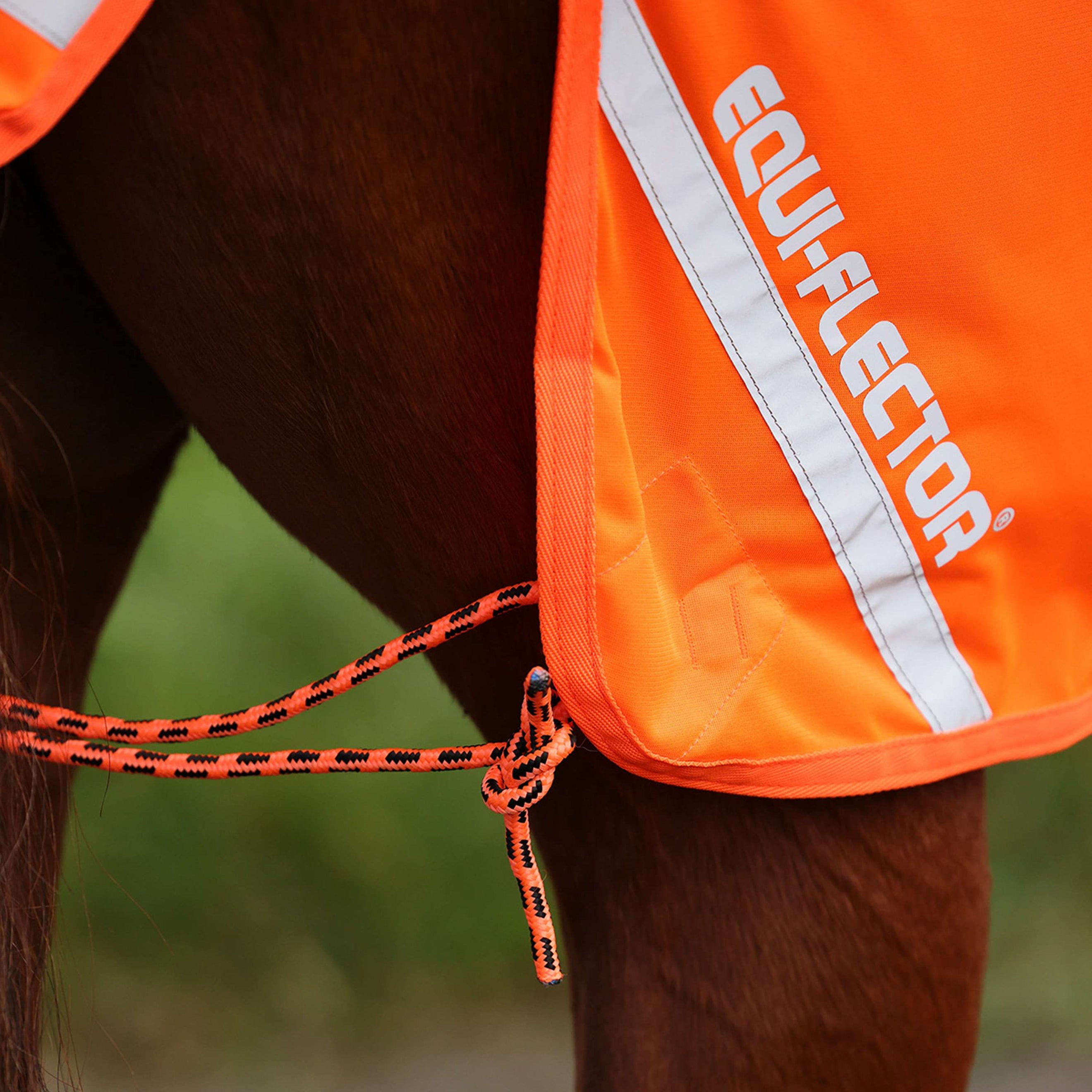 Equi-Flector by Shires Coperta da esercizio Mesh Arancia