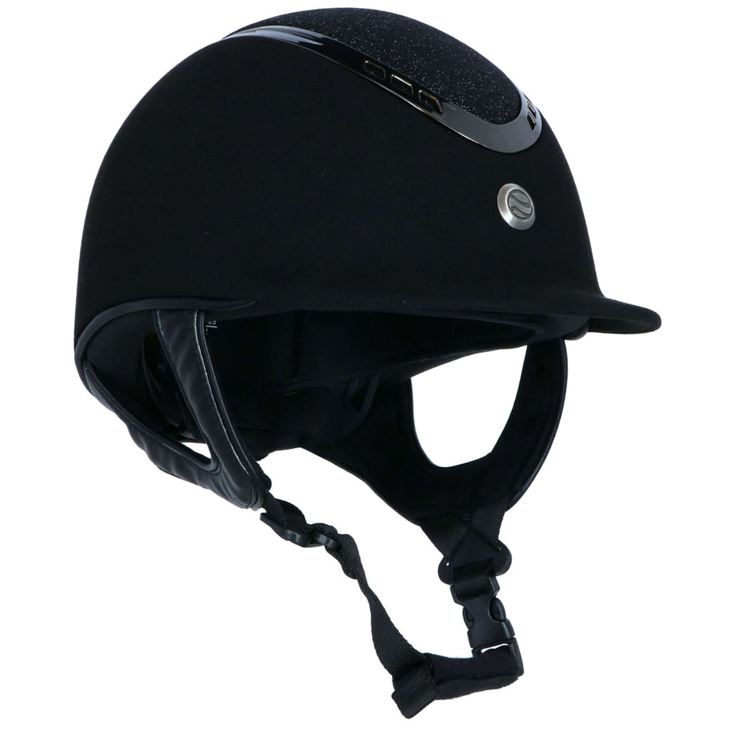 Back on Track Casco da equitazione EQ3 Pardus Microfiber Mips Nero